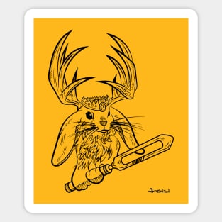 The Jackalope Prince Sticker